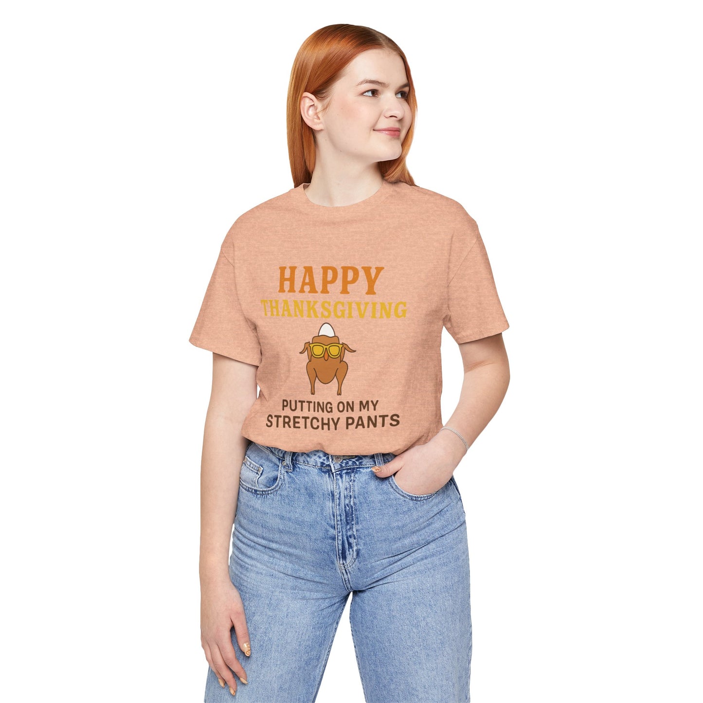 “Happy Thanksgiving Stretchy Pants Club” | Jersey Tee