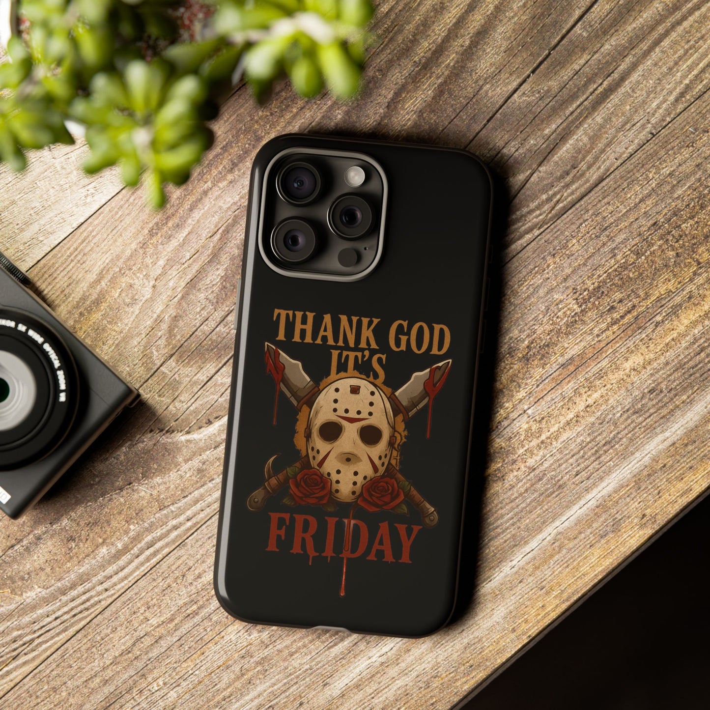 "Thank God It’s Friday – Horror Rose Edition" | Tough Phone Cases
