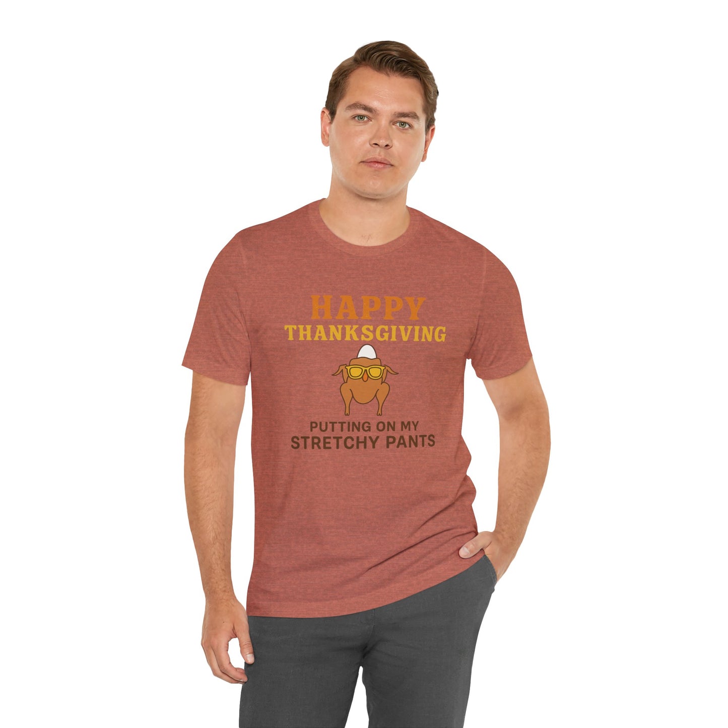 “Happy Thanksgiving Stretchy Pants Club” | Jersey Tee