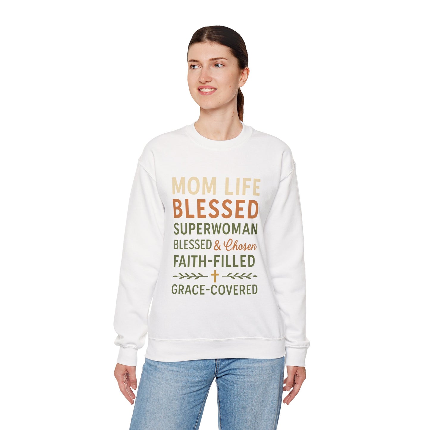 Mom Life. Blessed. Superwoman | Sweater
