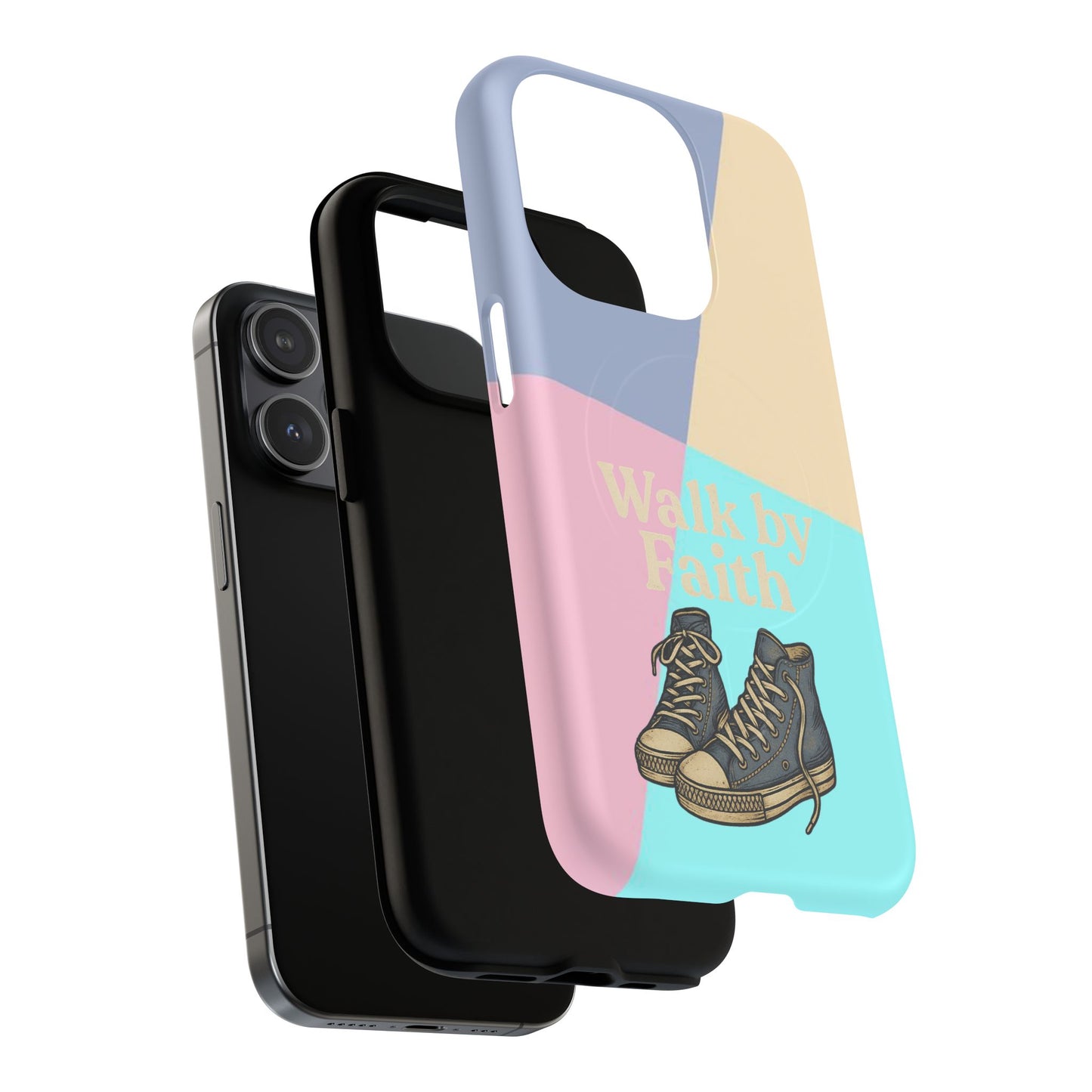 Walk by Faith – Vintage Sneakers | Tough Phone Case