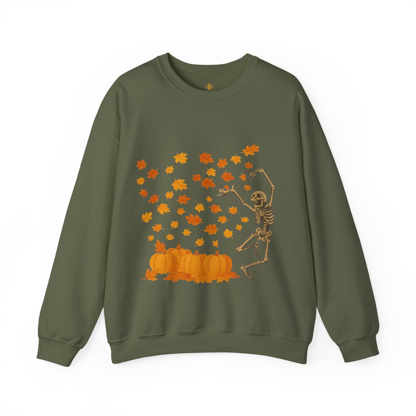 Dancing Through Fall – Skeleton & Leaves | Sweater