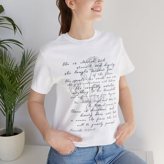 Proverbs 31 Woman | Jersey Tee