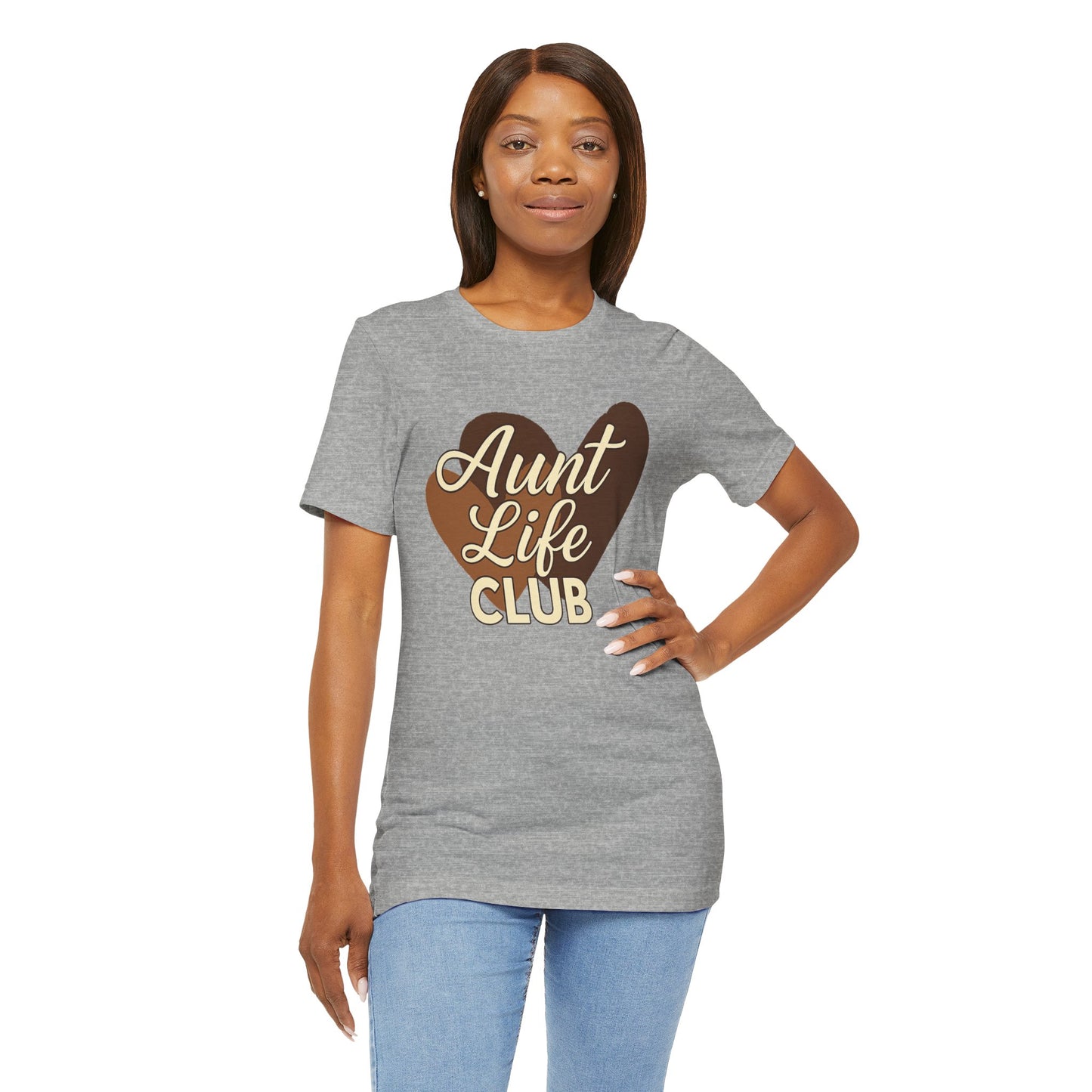 Aunt Life Club Heart Edition | Jersey Tee