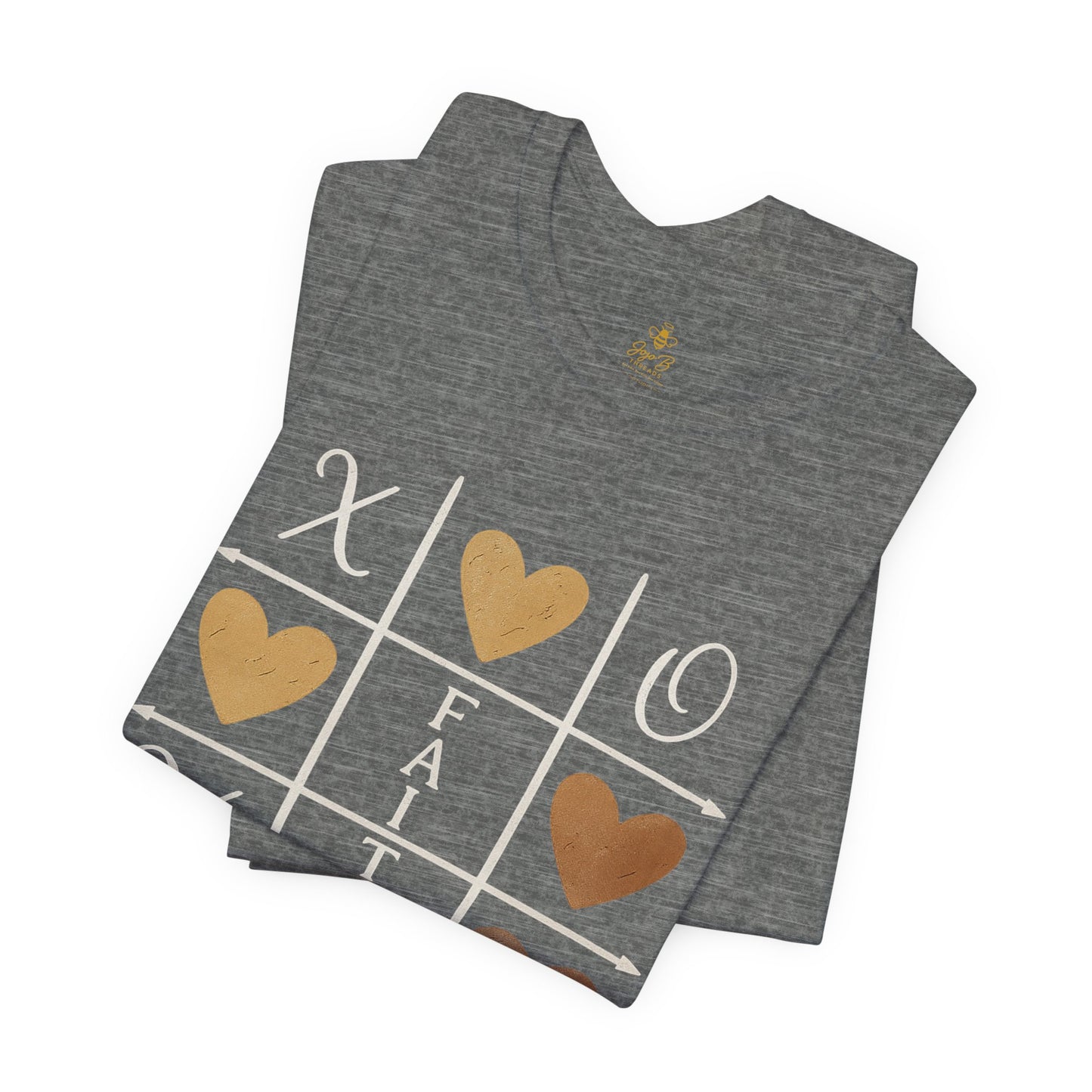 Love Wins – Tic Tac Toe Heart | Jersey Tee