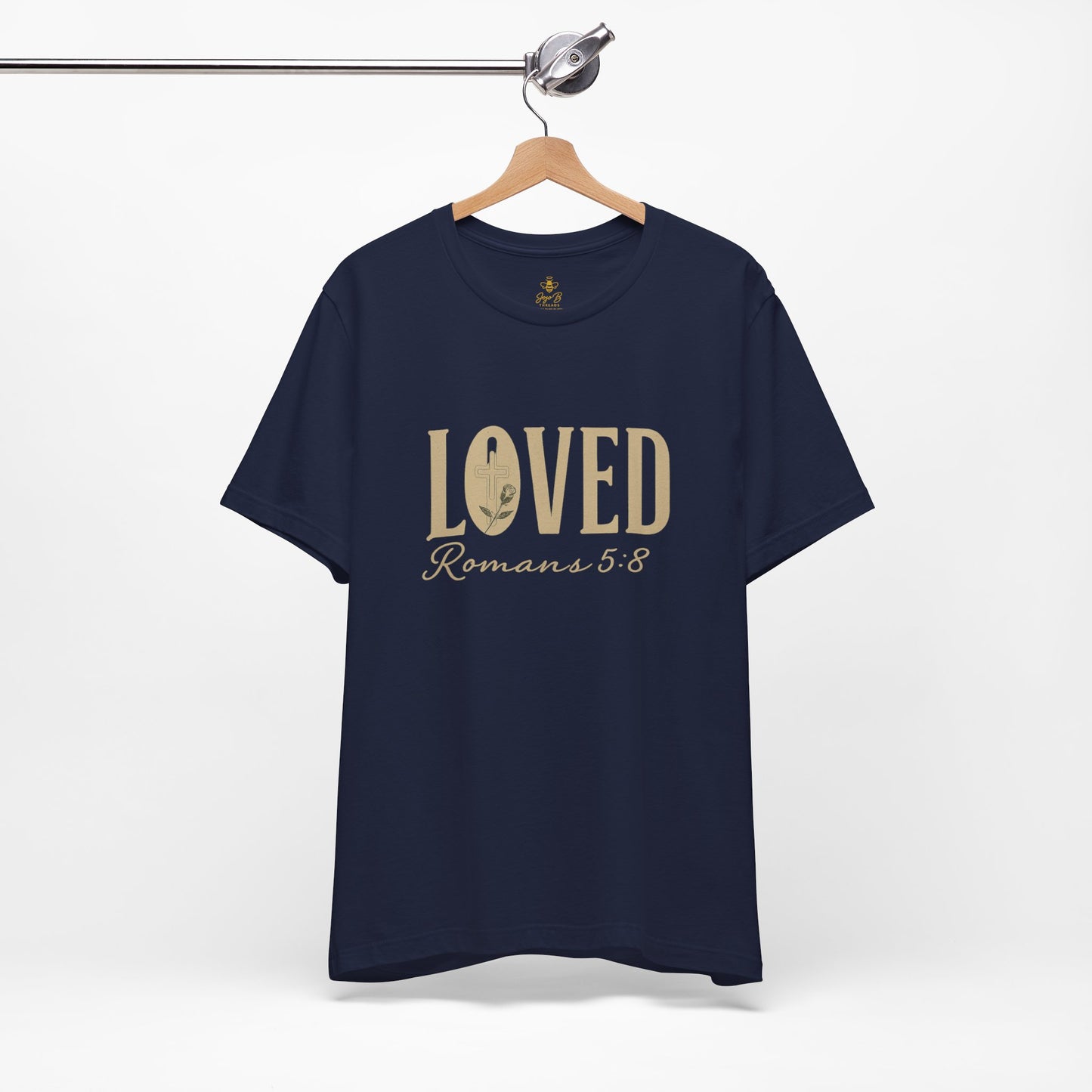 LOVED Romans 5:8 | Jersey Tee