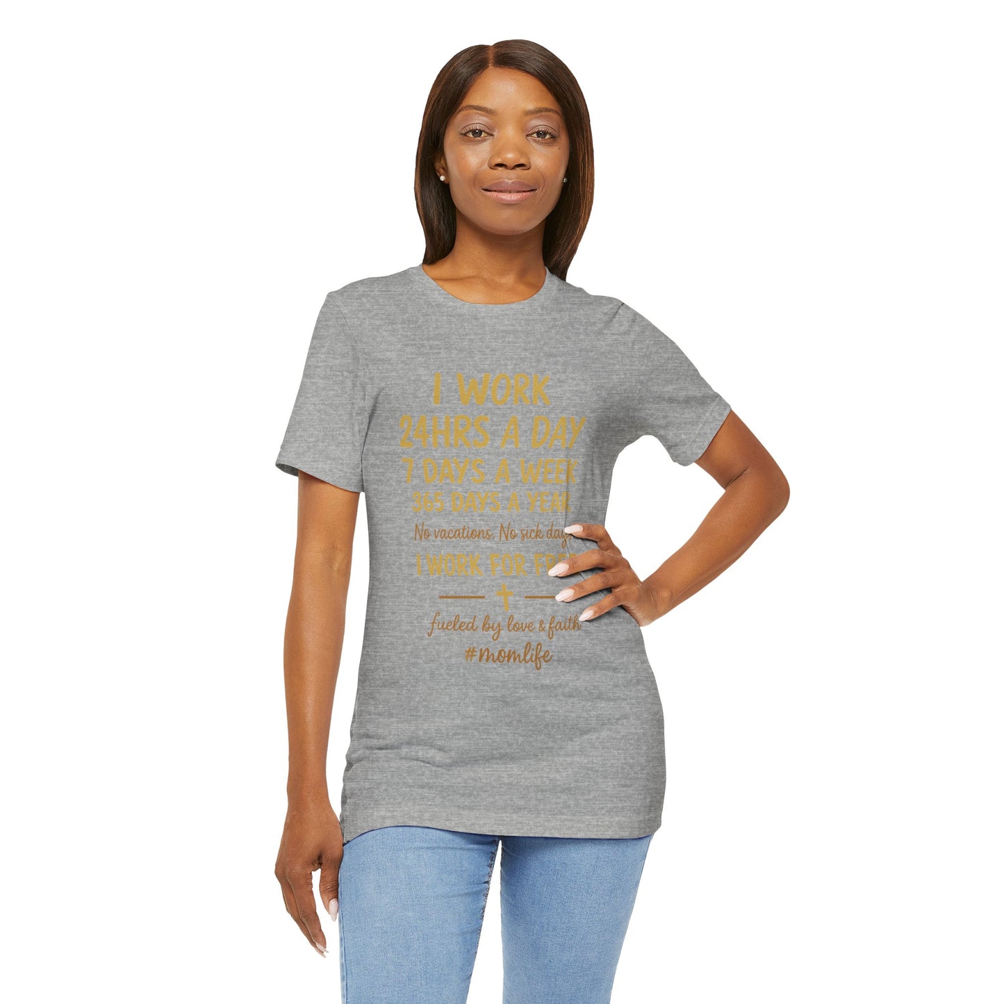 No Days Off Mom Life | Jersey Tee